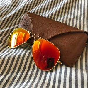 AVIATOR FLASH LENSES - Orange Flash